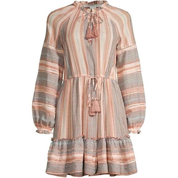 Veronica Beard Danica Printed Cotton Mini Dress - Size S - Picture 1 of 9
